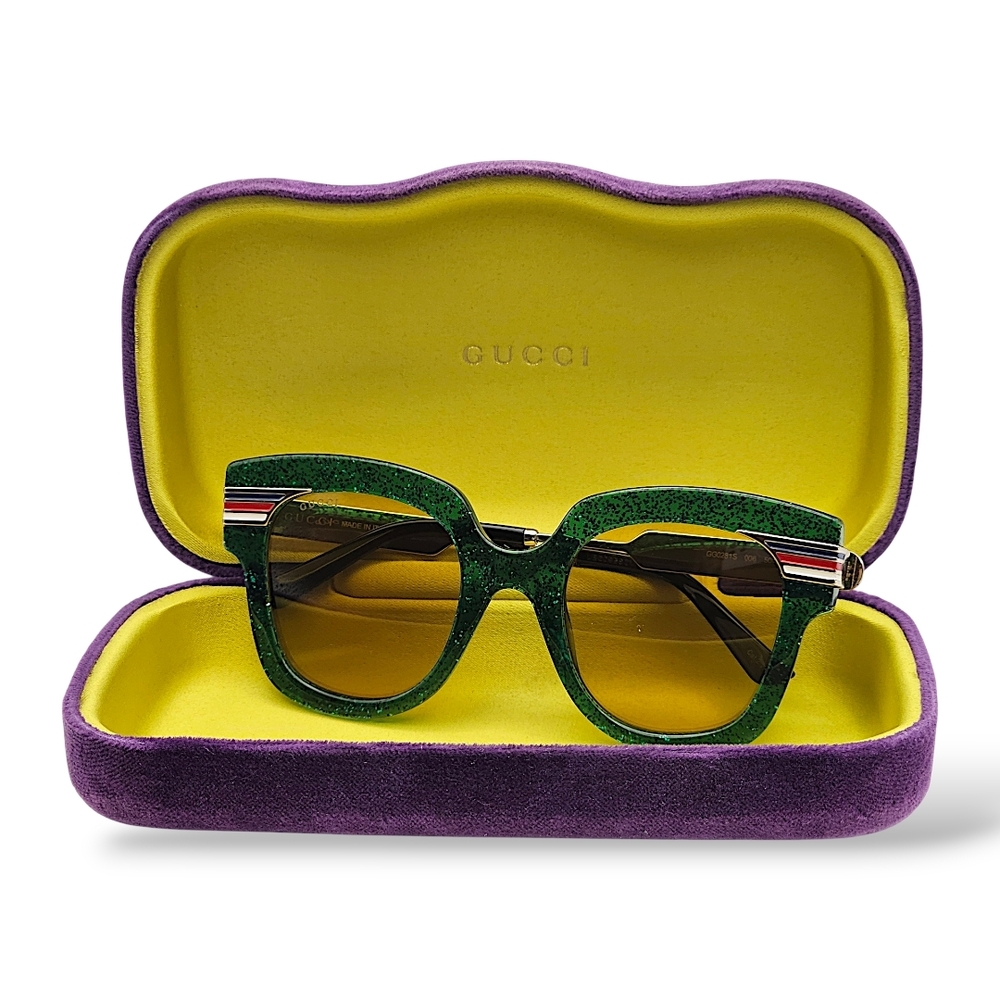 Gucci Green Sunglasses